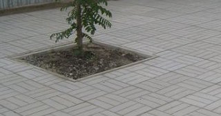 Качественная тротуарная плитка серого цвета в Слободской в октябре