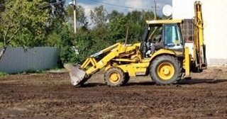 Выравнивание рельефа в Слободской в октябре